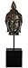 Simple Beautiful Interesting Gift Idea Her Him - Small Burmese Buddha Head Statue on Block Pedastal