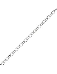 British Jewellery Workshops Silver Pendant Chain Solid Cable links