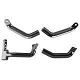 2 Floorboard Black Extension Kit for Harley FL Touring Dresser Bagger Models... by Choppers
