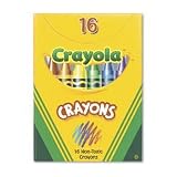 Binney & Smith Crayola(R) Standard Crayon Set, Tuck-Box, Assorted Colors, Box Of 16