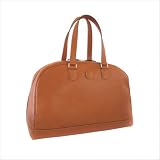 Life Leather Luisa Duffle Bag Color: Cognac (as shown)