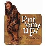 Wizard of Oz Cowardly Lion Die-Cut Wit & Wisdom Magnet