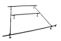 Heavy Duty Adjustable Eastern & California Metal King Size Bed Frame With Center Support