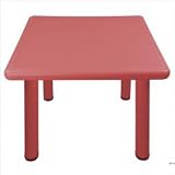 Early Childhood Resources Resin Square Adjustable Activity Table ~ ECR4kids