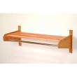 36" Coat and Hat Rack - Dark Red Mahogany Finish (Dark Red Mahogany) (11.5"H x 37.75"W x 15.5"D)