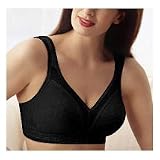 Playtex Women's 18 Hour Original Comfort Strap Bra, Black, 48B