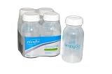 Evenflo 4 Pack Simplymilk Storage Bottles, 5 Ounce