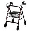 ^Basic Rollator - Burgundy