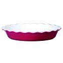 Emile Henry 12-Inch Pie Dish Cerise Red