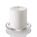 Hand Poured 3" x 3" Pillar Candle, White Unscented