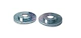 Baer 54109-020 DecelaRotor Slotted Drilled Zinc Plated Front Brake Rotor Set - Pair
