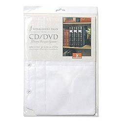 Large CD/DVD Binder Insert Pages