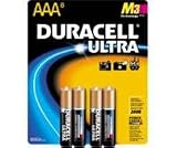 Duracell Ultra Batteries for Photo/Electronic Devices, Size AAA (8 Batteries)