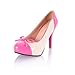 Charm Foot Sweet Lady Womens Platform High Heel Stiletto Mary Jane Pump