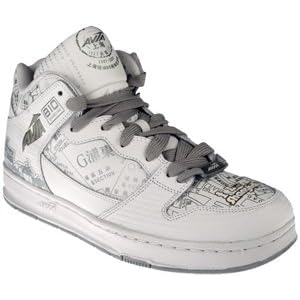 Buy Avia Mens Retro White Silver Basketball