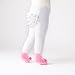 Mille Feuille Baby Girls Ruffle Tights Mary Jane Bow Light Pink