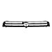CarPartsDepot, Front 4D Grille Grill Assembly Paint Gray Silver Cross Bar Style No Emblem, 400-44263 TO1200124 5311106010