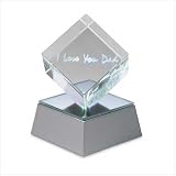I LOVE YOU DAD LIGHTED CUBE