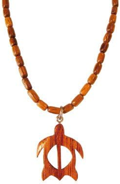Hawaiian Wooden Necklace Honu