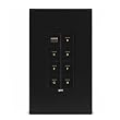Smarthome 2486DBK8 KeypadLinc INSTEON 8-Button Scene Control Keypad with Dimmer, Black