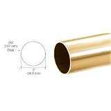 Buy CRL Polished Brass 2 Diameter Hand Railing Tubing - 216 Long by CR Laurence by CR Laurence