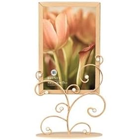 DAYLILY WIRE Pearls Pedestal frame by Burnes - 4x6