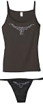 Texas Longhorns Rhinestone Camisole & Matching Thong Set