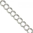 Sterling Silver Charm Link Bracelet