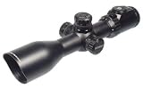 UTG 30mm SWAT 3-12X44 Compact IE Scope with AO Mil-dot, 36 Colors EZ-TAP
