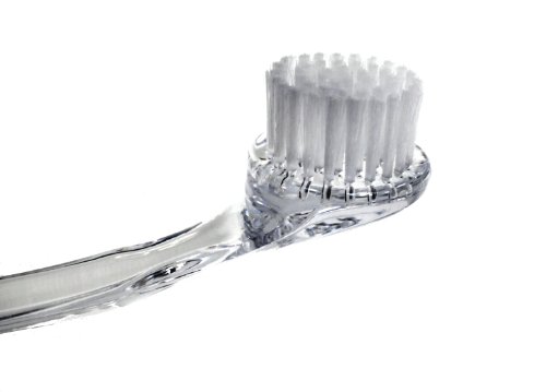 Juvitus Exfoliating & Cleansing Facial Brush, Nylon Bristles, Clear Handle