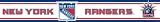 New York Rangers Licensed Wallpaper Border