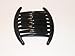 Interlocking Banana Combs Hair Clip French Side Combs Holder (Medium-Black)