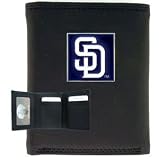 MLB Boxed trifold Leather Wallet - San Diego Padres
