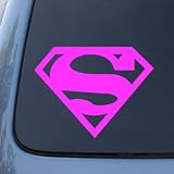  : SUPERMAN - Vinyl Decal Sticker #A1129 | Vinyl Color: Pink