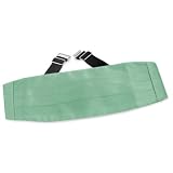 Peapod Green Cummerbund by Elite Solid - Green Silk
