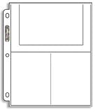 Ultra-Pro 3-Pocket Pages (4X6) - 100 Pages per box (Quantity of 1)