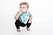 MSsmart(TM) Unisex 4Pack Baby Absorbent Cotton Bandana Drool Bibs,Cute Baby Gift for Boys & Girls Modern Baby Gifts Set (Arrows & Triangles Set)