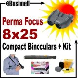 Bushnell Perma Focus 8x25 Compact + Accessory Kit