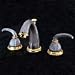 Aqua Brass Excalibur Widespread Faucet Set 5416-54073bngd