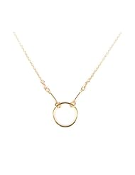 Dogeared Gold Dipped Original Classic Karma Boxed Necklace 16"
