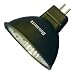 Bulbrite EXN/BLK 50-Watt 12-Volt Halogen MR16 Bi-Pin, Black Flood