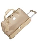 Diane Von Furstenberg "Raquel" Wheeled Drop-Bottom Duffel