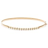 10k Yellow Gold Diamond Flex Bangle Bracelet (.075 cttw, I-J Color, I2-I3 Clarity)