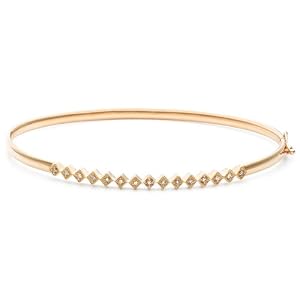 Click here to buy 10k Yellow Gold Diamond Flex Bangle Bracelet (.075 cttw, I-J Color, I2-I3 Clarity) by Amazon.com Collection.