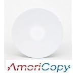 Americopy 100 pcs DVD-R 8X Blank DIsc White Inkjet Hub Printable A Grade