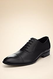 Sartorial Leather Toe Cap Lace Up Brogue Shoes