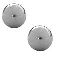 14kt White Gold 8mm Ball Stud Earrings (0.6gm)