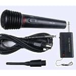 Matrix Pro Wireless Black Handheld Karaoke Microphone
