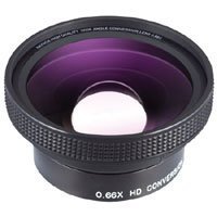 Raynox DCR-6600, Pro 0.66x High Quality Wide-Angle Conversion Lens for Camcorders & Digital Still Cameras, 52mm Mounting Thread.