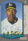 Bo Porter, Oakland Athletics Autographed Card